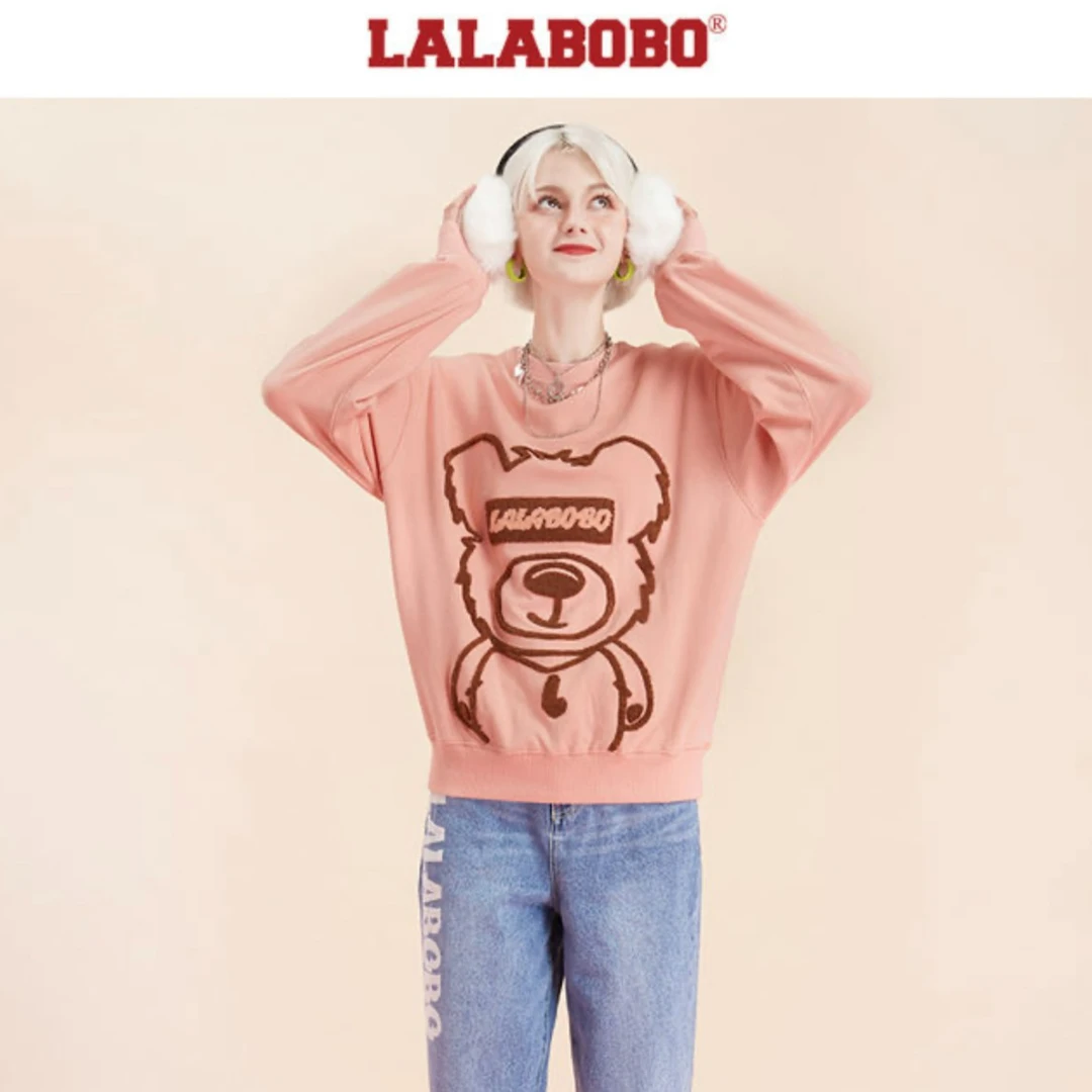 郑州（不退不换）莱LABO小熊图案套头卫衣L20E-WSTS11