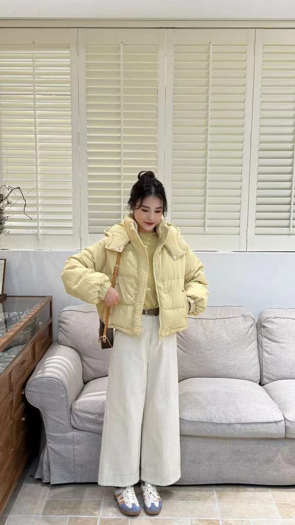 【慕莎服飾】糖果色短款羽绒服#3019