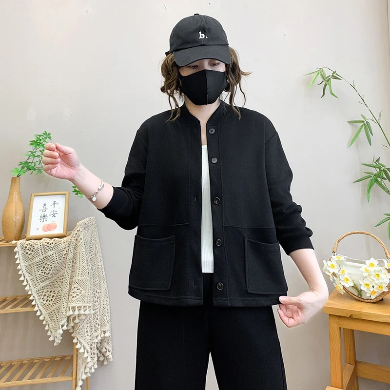 2025春季新款春秋洋气时尚百搭宽松休闲外套长袖外套女士棒球服