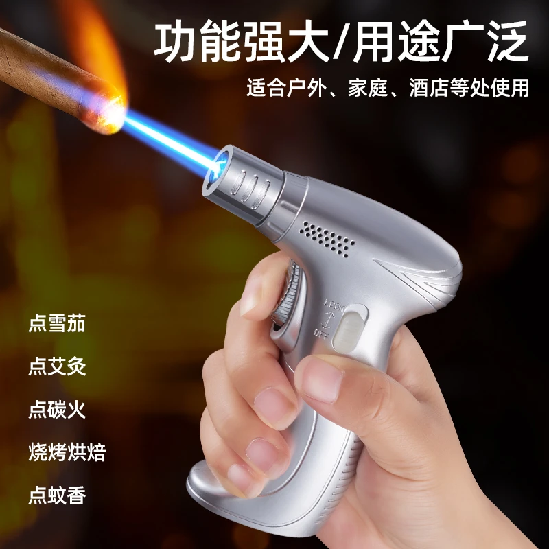 大容量防风喷枪艾灸户外点火器高温直冲点火焊枪便携喷枪焊接烧烤
