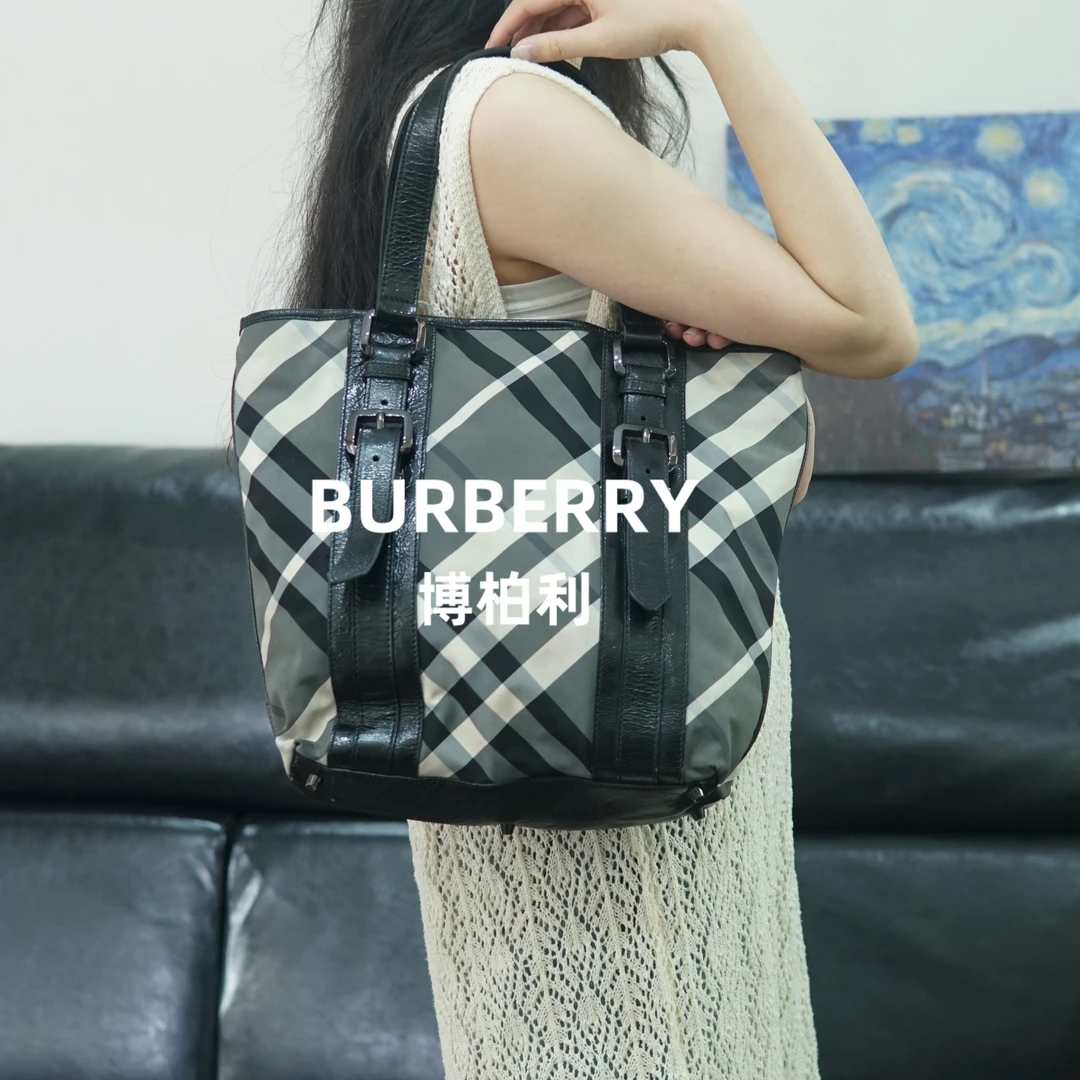 95新 BURBERRY/博柏利 格纹单肩包/ZZ09516059/6059