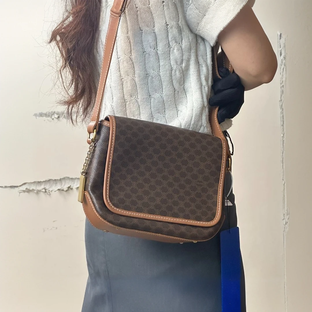 95新 Celine/思琳 老花斜挎包/FYJJ03129124/09