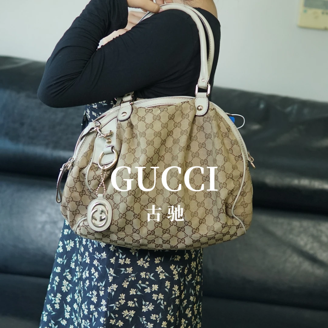 95新 GUCCI/古驰 单肩托特包/fylk08501024/T台