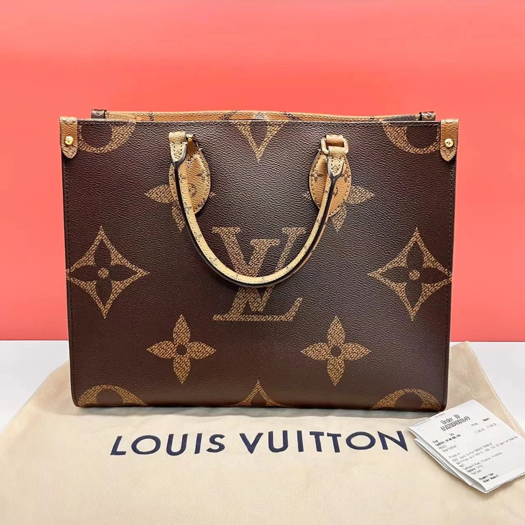 99新 LouisVuitton/路易威登 XM/on the go中号手提包/KH06130404