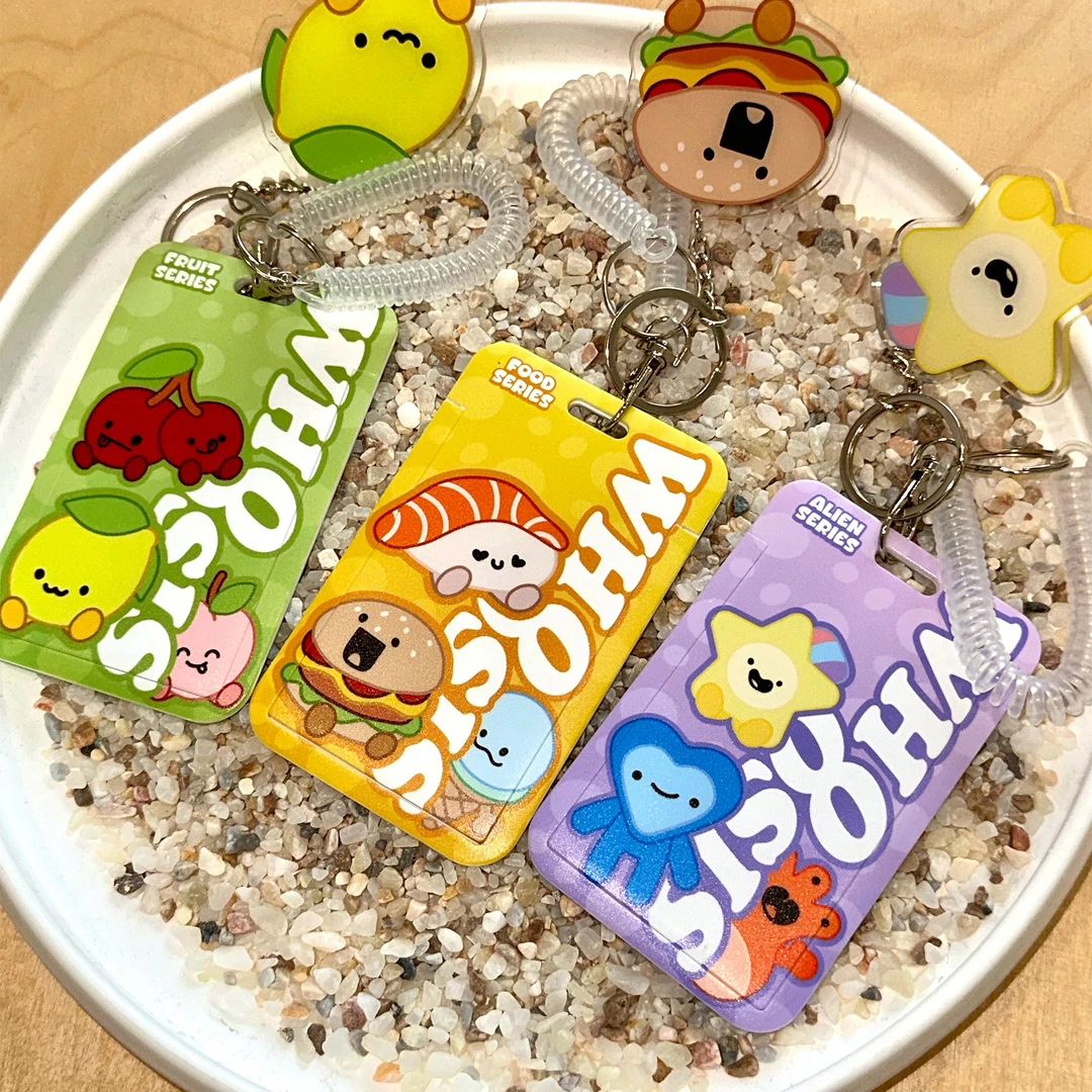 WHOOSIS（不知其名）玩偶超市卡套可爱原创设计公交卡套学生卡卡通