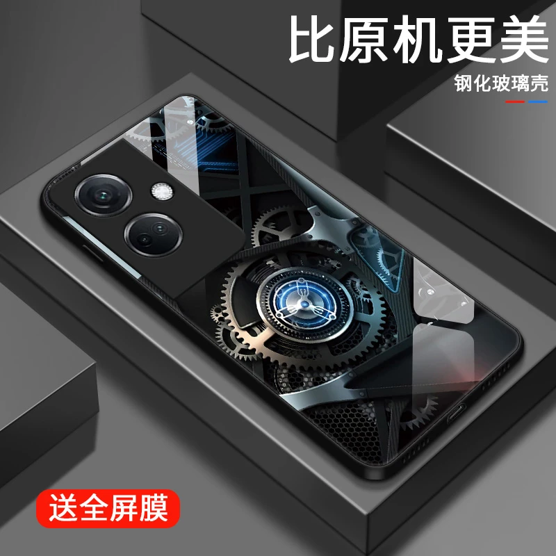 精密齿轮适用oppok11手机壳OPPOK11男生女款高级玻璃K11散热炫酷