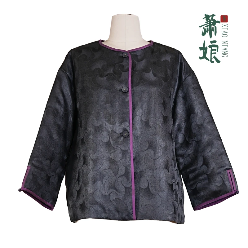 【樽酒】新中式冬季保暖棉衣国风女外套宽松复古上衣1702