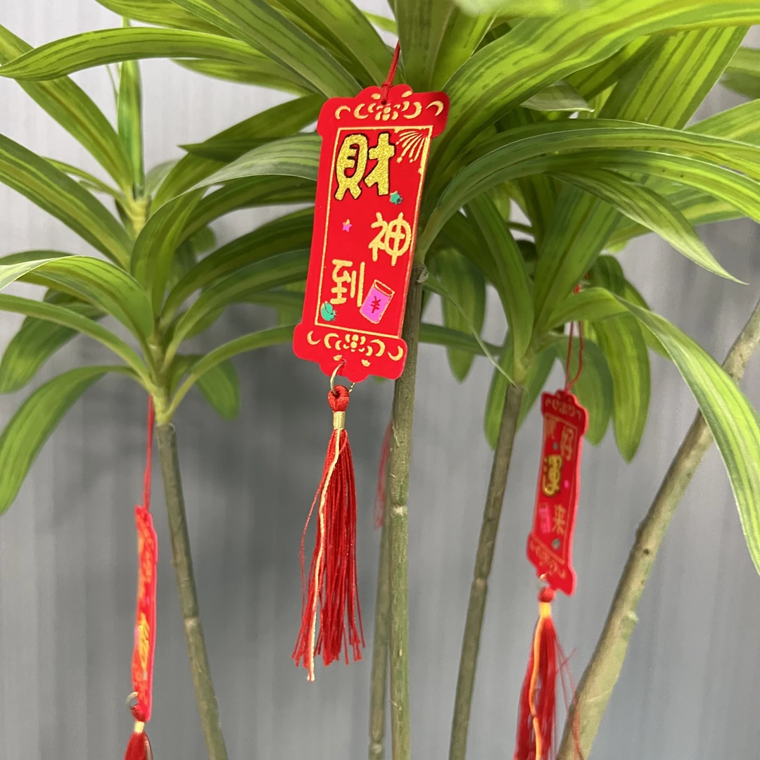 【T001-2】银柳小挂件新年挂饰喜庆装饰盆栽挂件绿植挂件