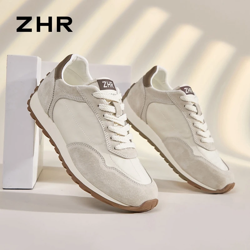 ZHR/JI06运动鞋女2024夏季新款防滑休闲鞋轻便显脚底透气小白鞋子