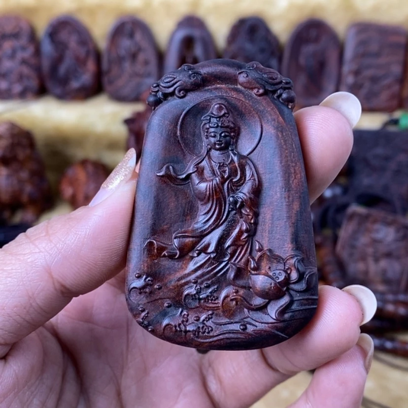 【闪购商品】降香黄檀吊坠波***蜜