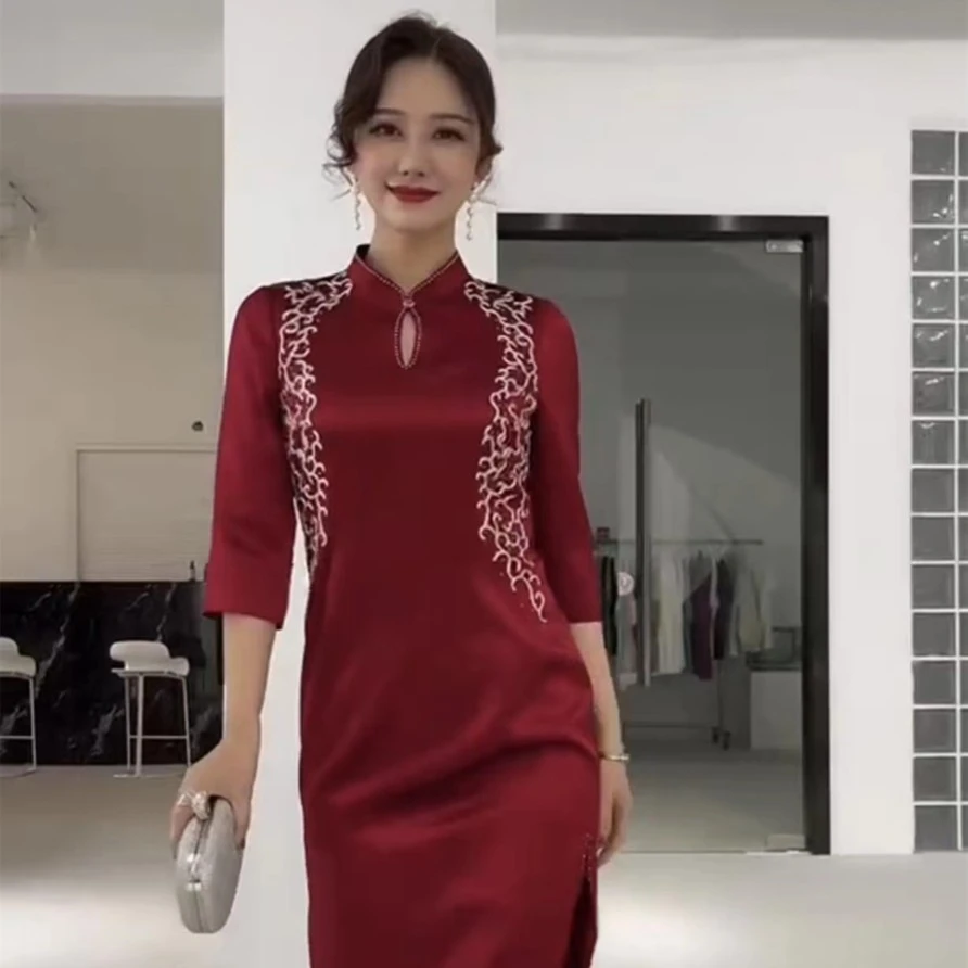 醋酸面料喜妈妈装