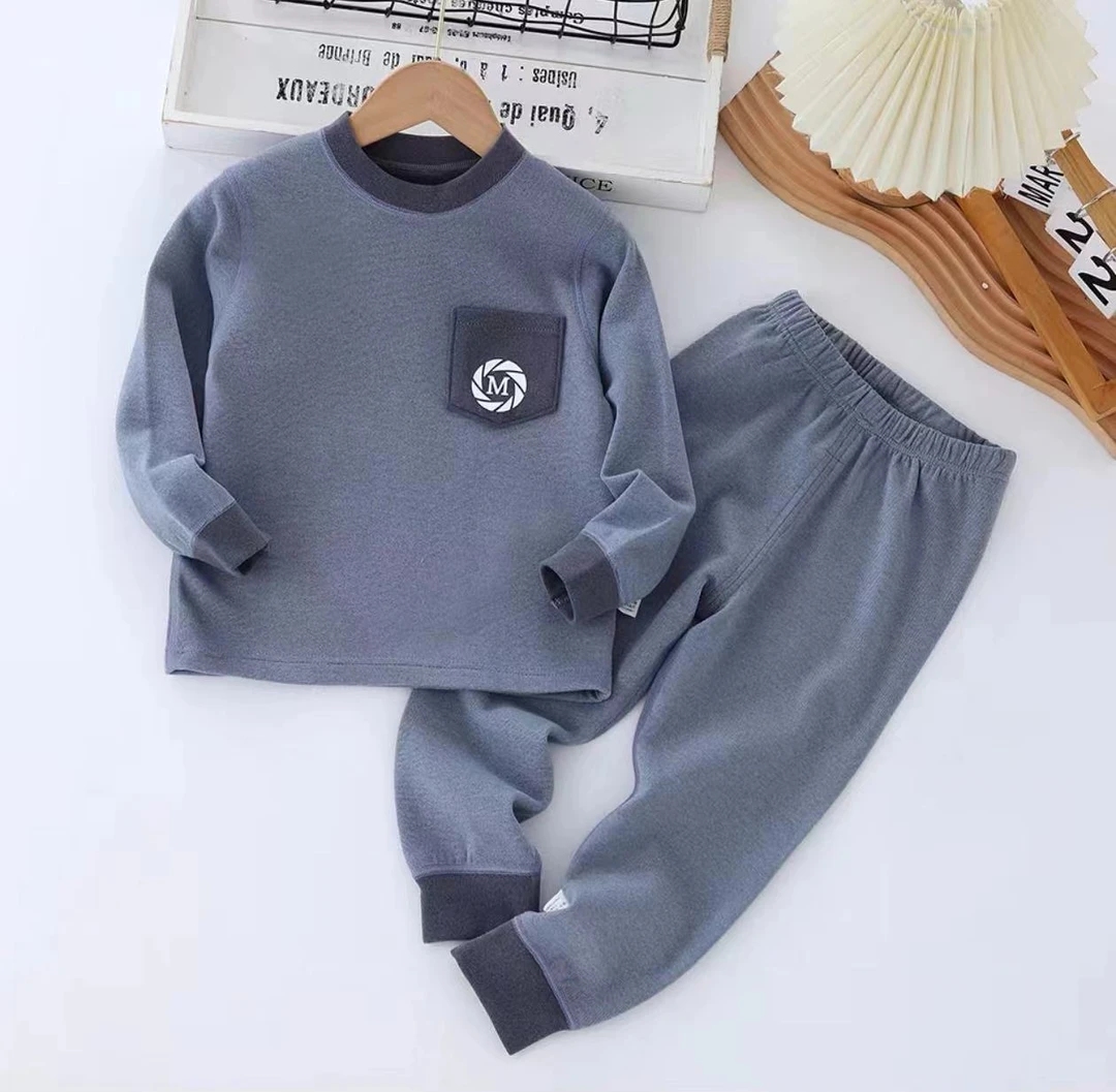 儿童秋衣秋裤男女童秋冬款套装柔软舒服