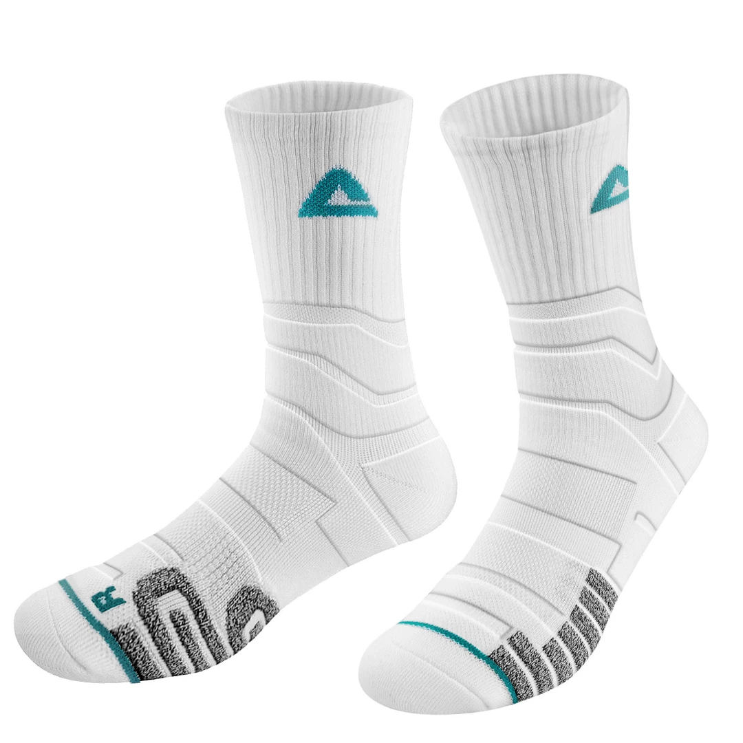 Peak/匹克运动袜篮球袜男女健身长袜毛巾底跑步羽毛球袜子长筒高