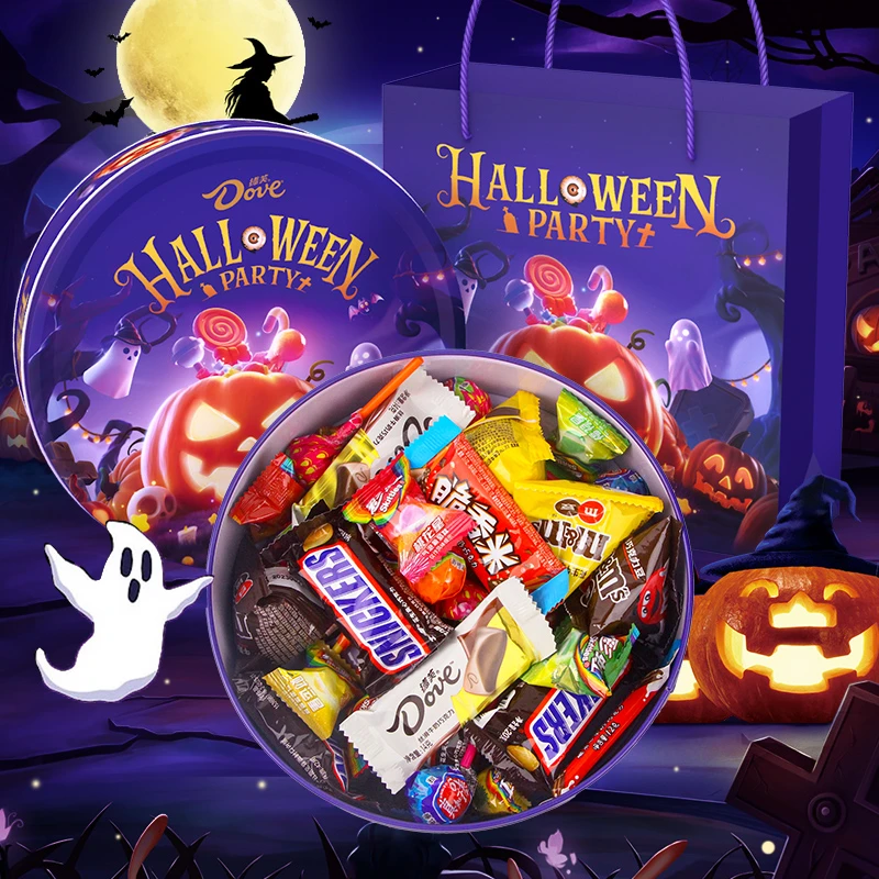Dove/德芙万圣节巧克力圆盒355g送女朋友休闲零食儿童糖果礼物【D】