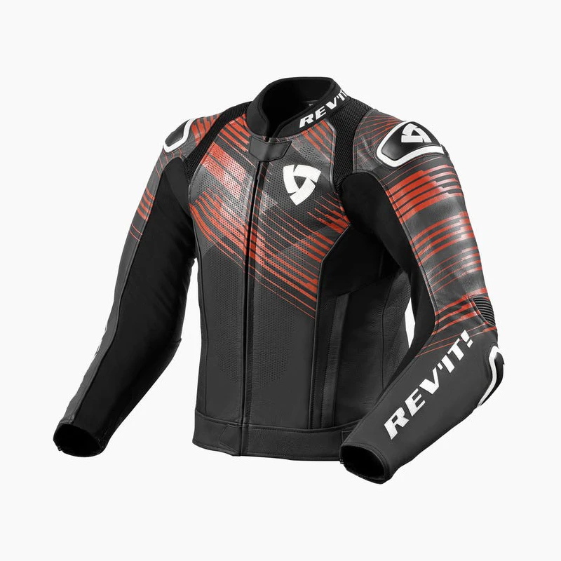 REVIT APEX顶点皮夹克摩托车皮衣男四季防护机车服赛车衣休闲网眼