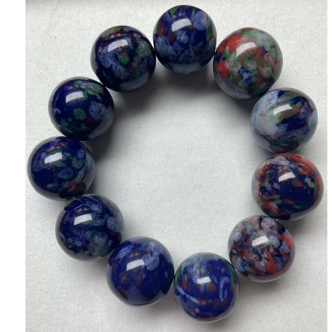 非金属陶瓷手链 瓷器美人醉吹釉手链