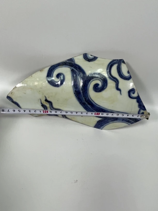 青花瓷片,釉水漂亮