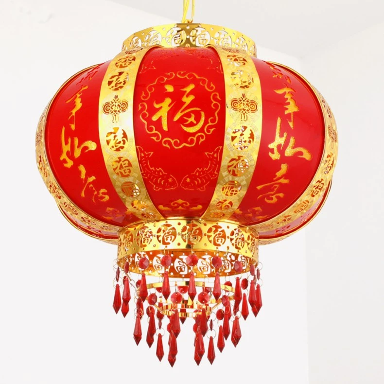 (特价拍一发二)旋转大红灯笼大门阳台仿古乔迁春节中式喜庆新房