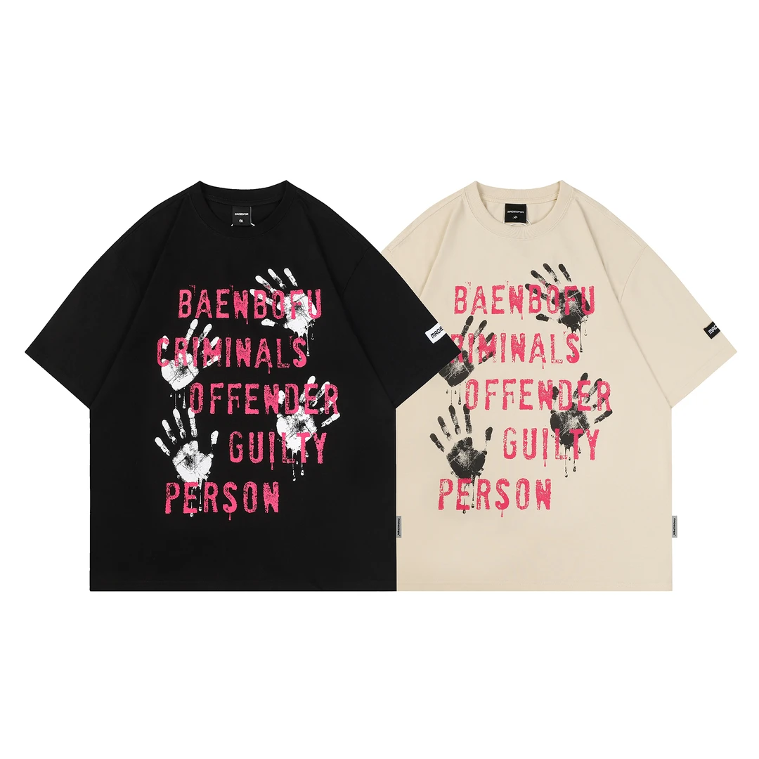 小郑潮品    12号     重磅短袖T恤宽松男女同款 3627