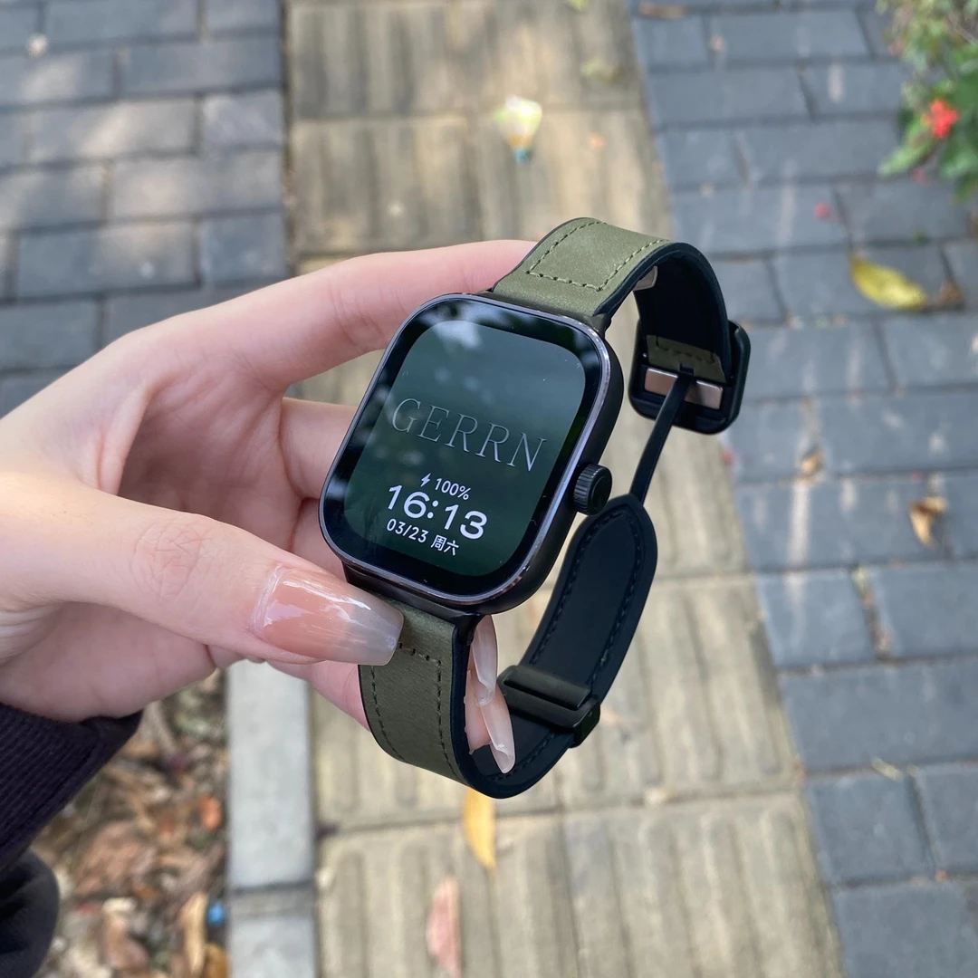 iboann适用红米watch6/5手表折叠磁吸硅胶表带redmi watch4/3/2版