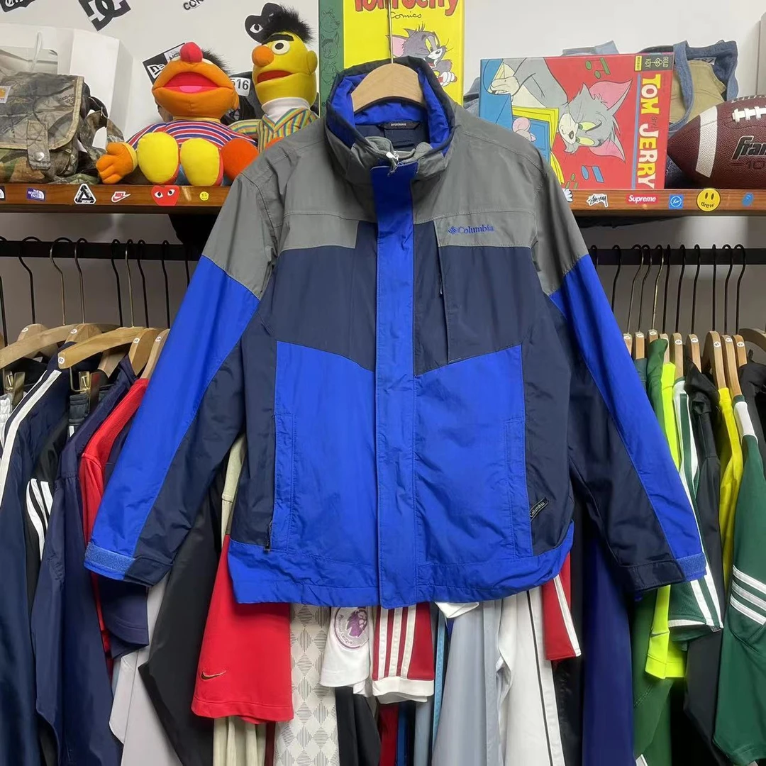 110#哥伦比亚【90-130斤 90新微瑕】vintage古着冲锋衣外套