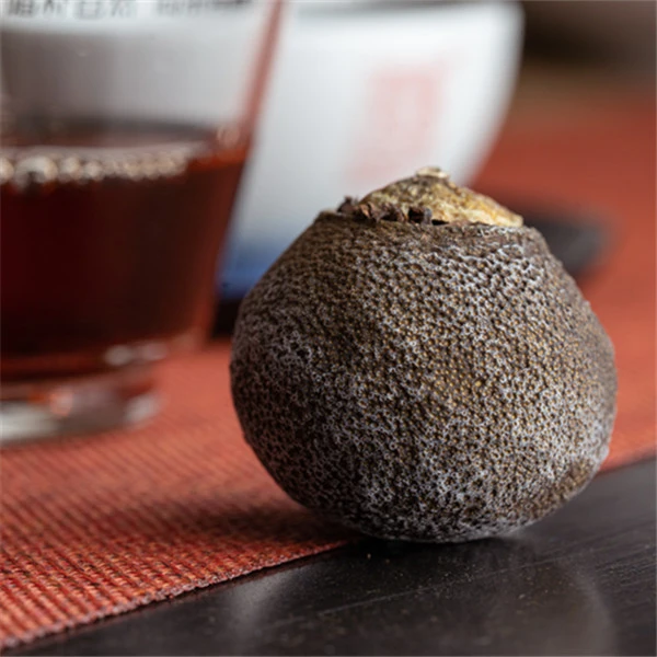 2022年南坦小青柑普洱茶玻璃罐装250g