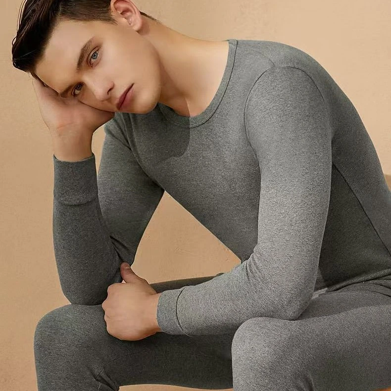 碧棉谷男士套装秋衣秋裤保暖必备