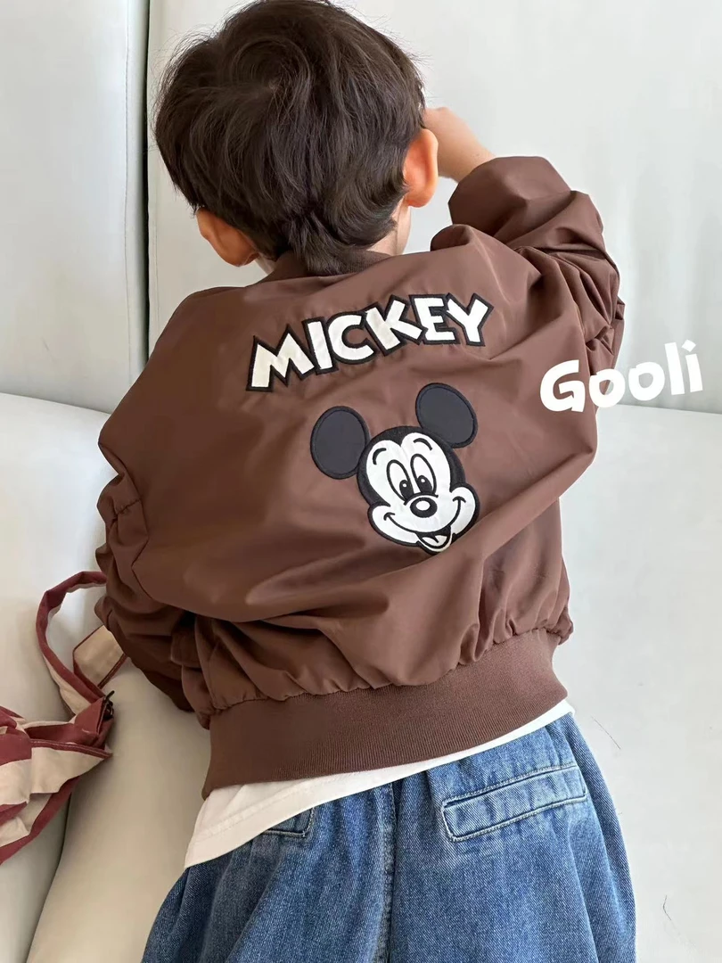 【古里现货】男童童装外套2025新款韩版儿童帅气夹克中小童72408