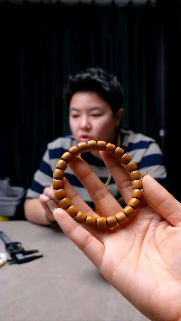 【闪购商品】竹类手串/手链半留皮玉竹9