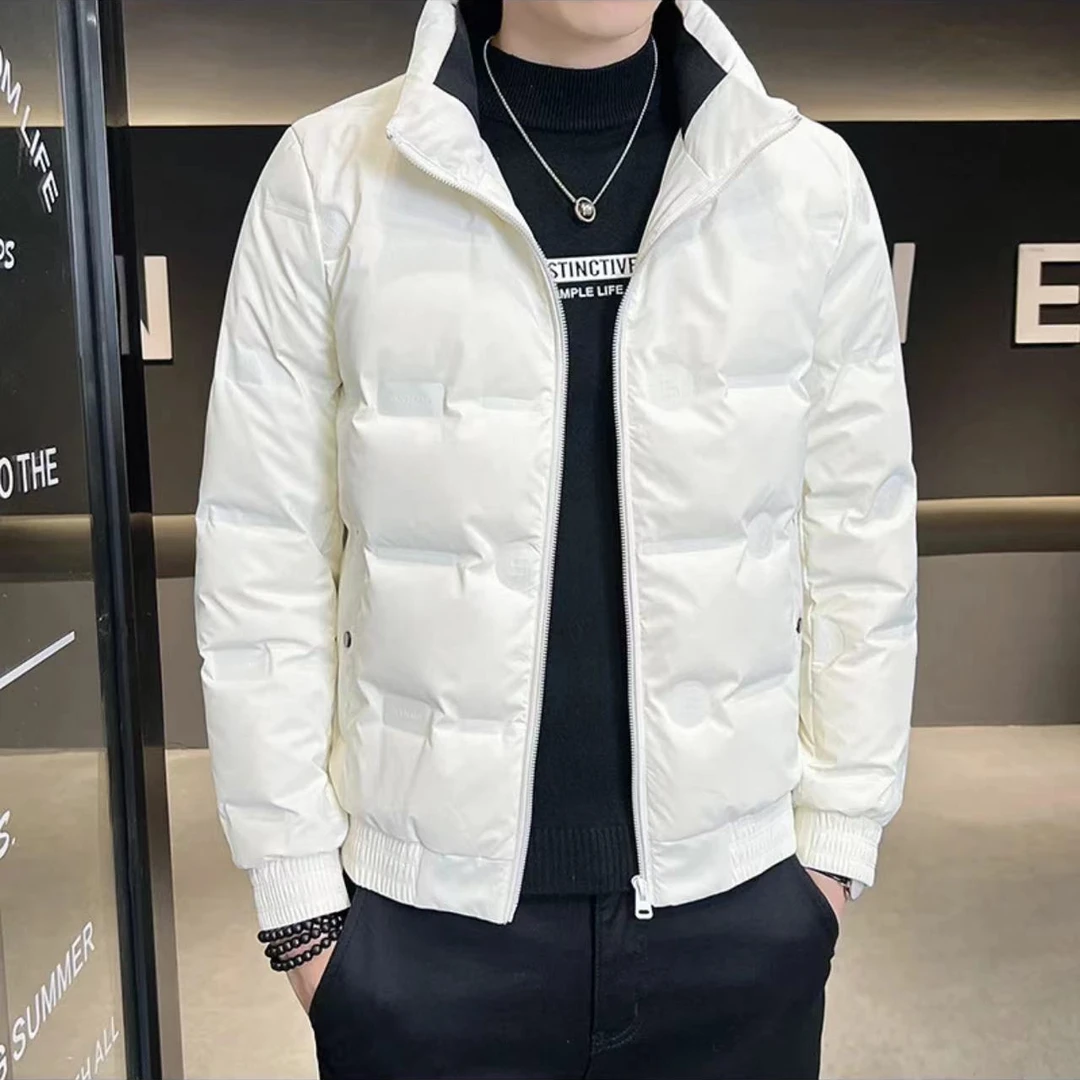 【辉哥】9932-百搭短款情侣款休闲时尚轻薄立领立领加厚韩版羽服