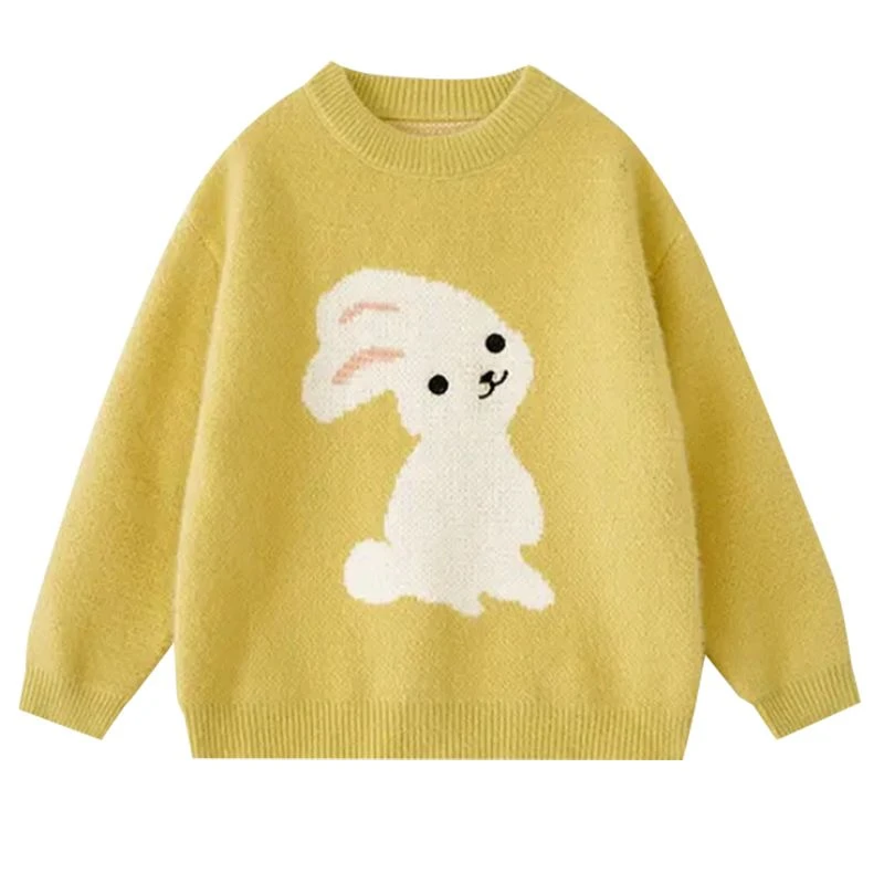 【不起球】女童毛衣加厚卡通秋冬季公主风内搭保暖针织衫打底衫
