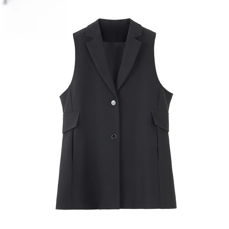 秋季新款大码女装气质时尚马甲宽松遮肉显瘦休闲百搭240969