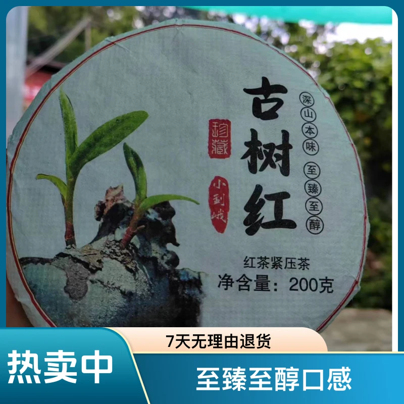 小勐峨古树红200克饼茶