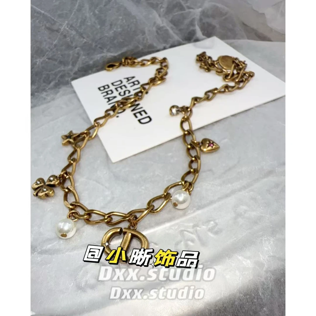 铜合金锆石项链 DXX小晰饰品-新品-【复古做旧】项链41785