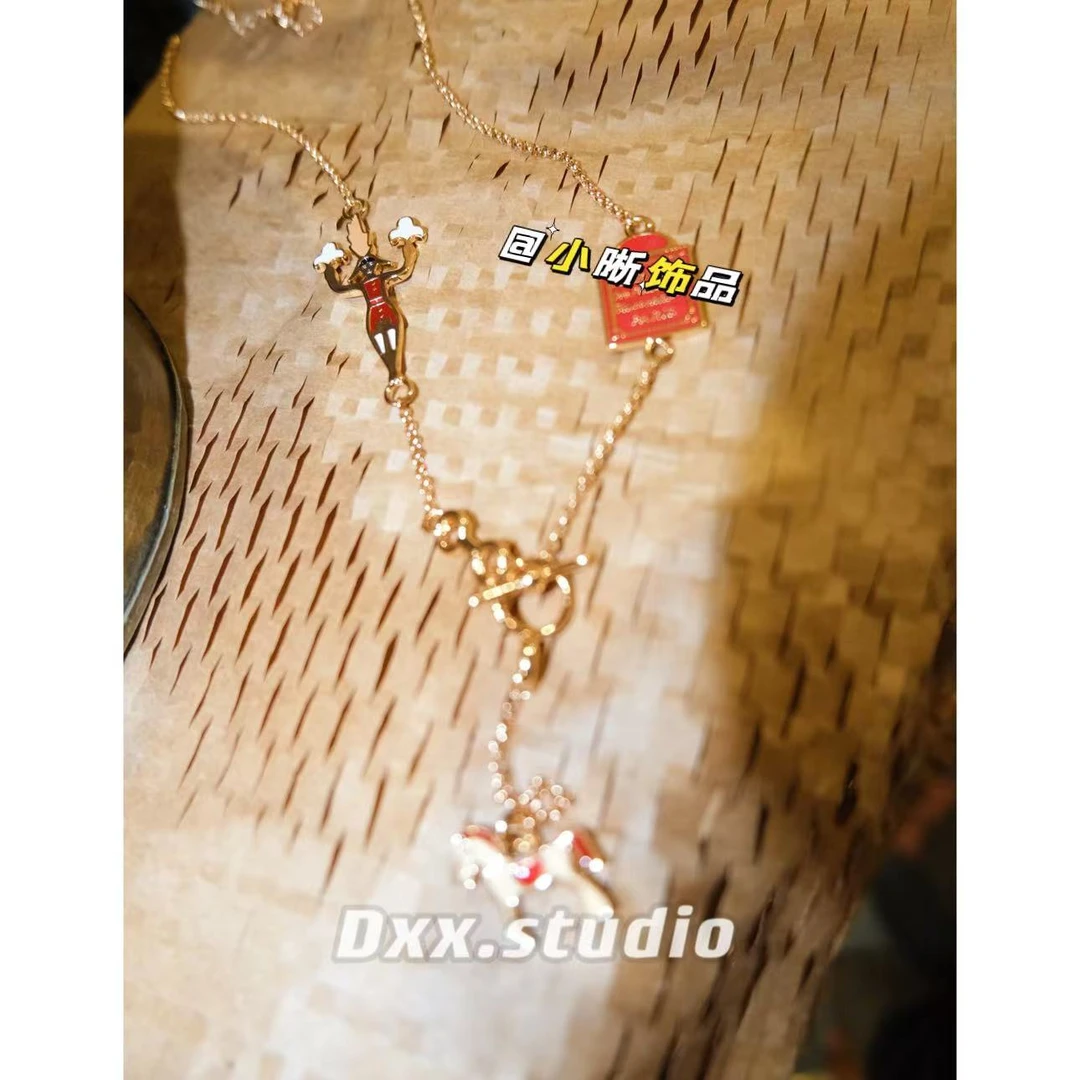 铜合金锆石项链 DXX小晰饰品-新品-【金色系】项链42275