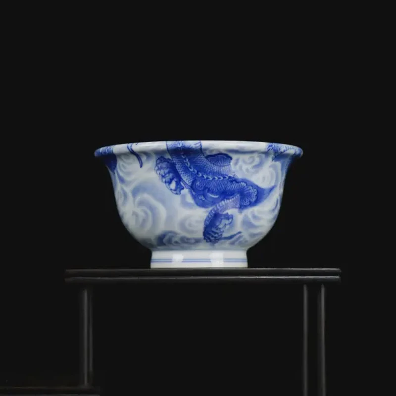 永明尚玩 风调雨顺压手杯 景德镇陶瓷 S