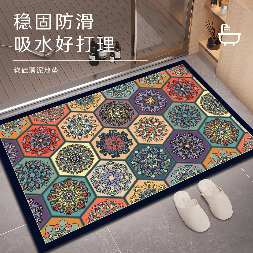 【厂家福利】70*100cm入户门口地垫家用进门脚垫客厅玄关地垫毯防滑