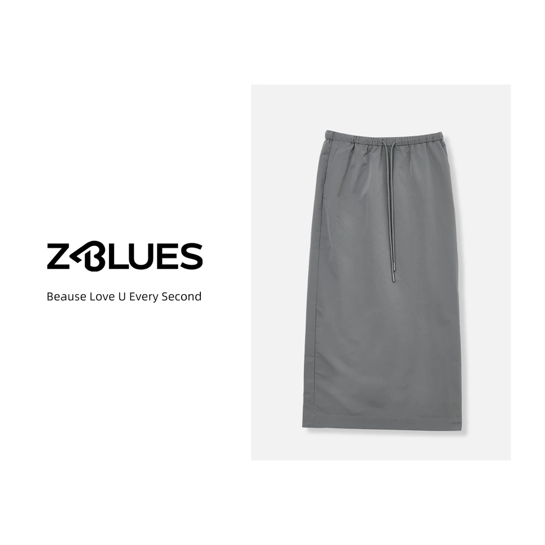 Z.blues【星星偷走睡意】轻奢运动轻量软壳半身裙中长款YZQSH5569