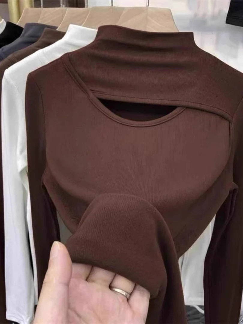 时尚潮流心机长袖打底9105