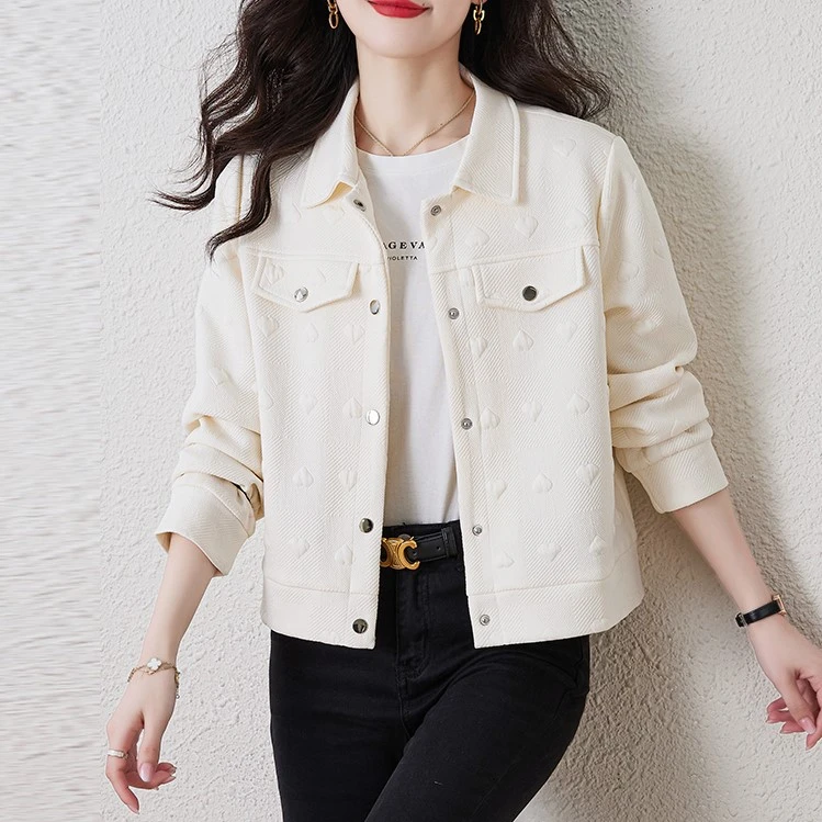 时尚休闲宽松百搭夹克女2025春秋新款气质减龄小个子棒球服短外套