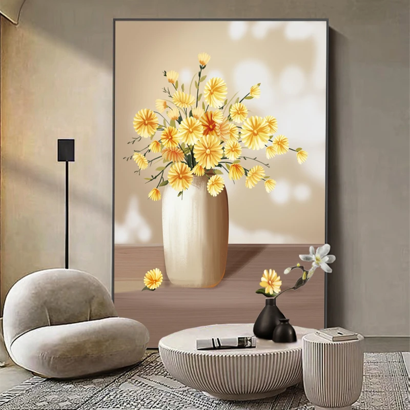 【画为峰】现代轻奢客厅装饰画高级感沙发背景落地画大幅画