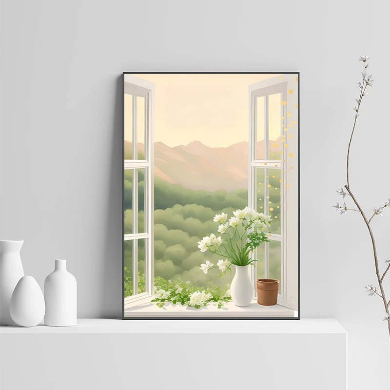 【画为峰】入户玄关装饰画电视沙发背景墙餐厅走廊挂画窗户壁画