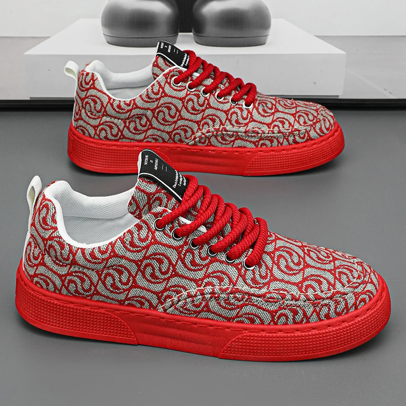 帆布鞋冬季透气鞋子男款高端一脚蹬懒人布鞋秋天男士休闲低帮板鞋