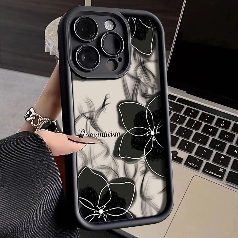 轻奢高级花朵 适用苹果15华为vivo/oppo小米iPhone14promax手机壳