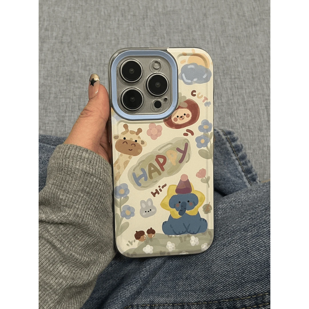 大象适用小米苹果15_14_13_12promaxs华为oppo红米vivo手机壳女