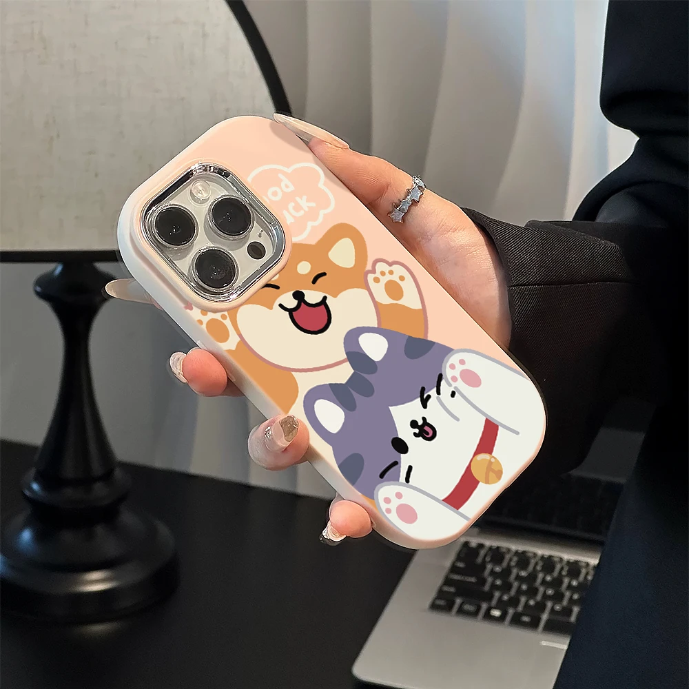 小狗适用小米苹果15_14_13_12promaxs华为oppo红米vivo手机壳女