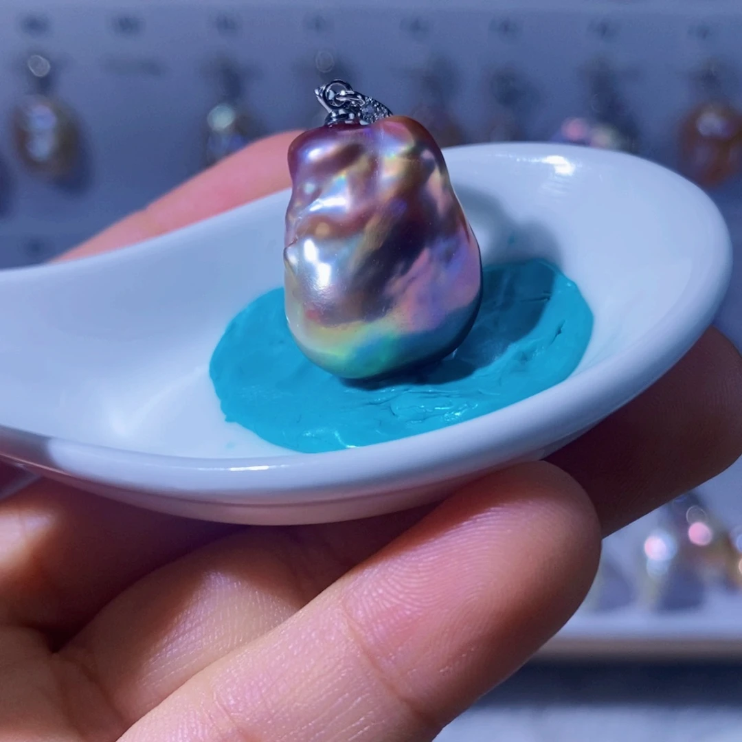 淡水珍珠颈饰合金