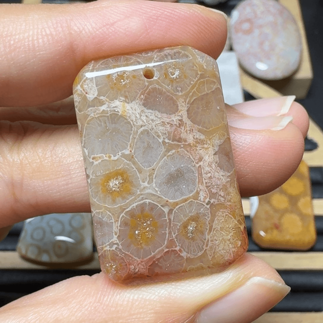 硅化玉精品吊坠，特价未镶嵌