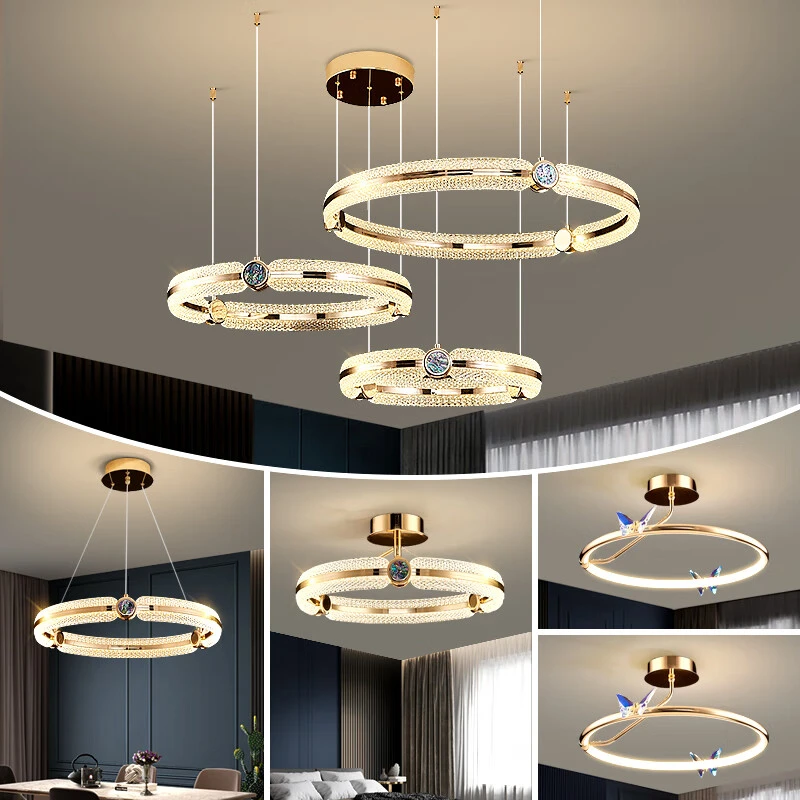 已接入米家app设计师新款意式后现代吊灯轻奢护眼智能北欧简约风