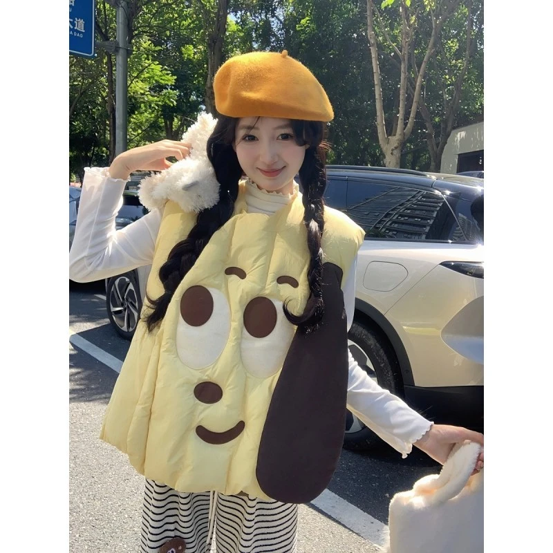 女童马甲秋冬季2025新款儿童洋气夹棉背心大童小女孩韩版休闲保暖